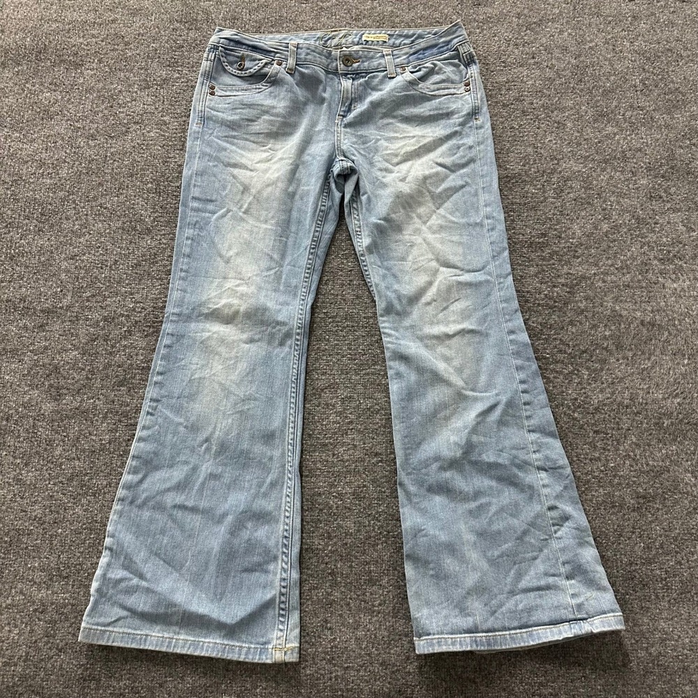 Chip and Pepper Jeans Womens Size 15 Blue Sunnybrook Ultra Flare Low Rise